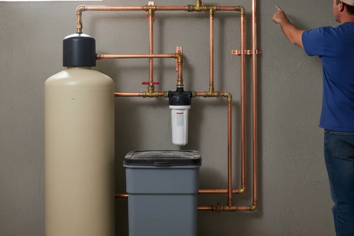 Whole-house water treatment system installed in Kaibeto